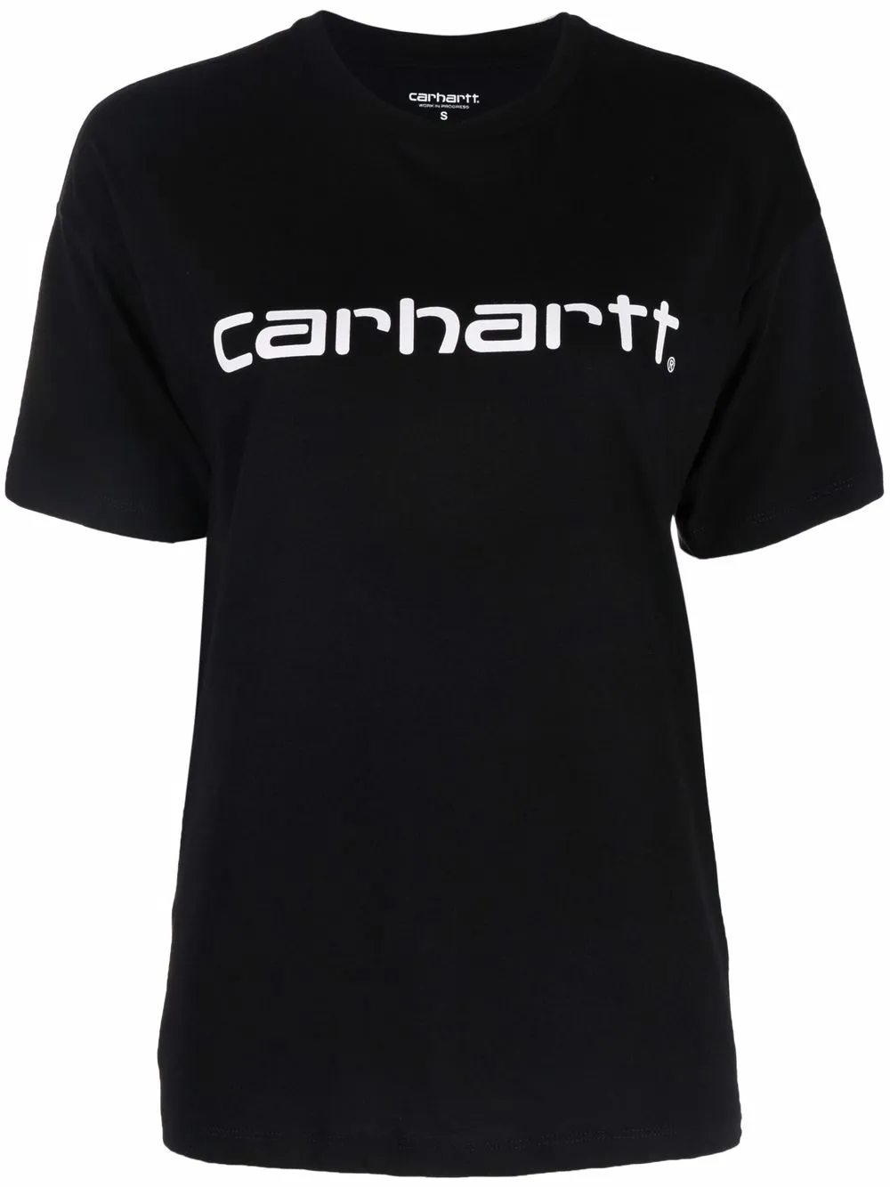 

Carhartt WIP playera con logo estampado - Negro