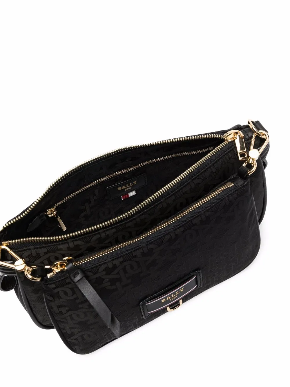 фото Bally сумка через плечо elenia среднего размера