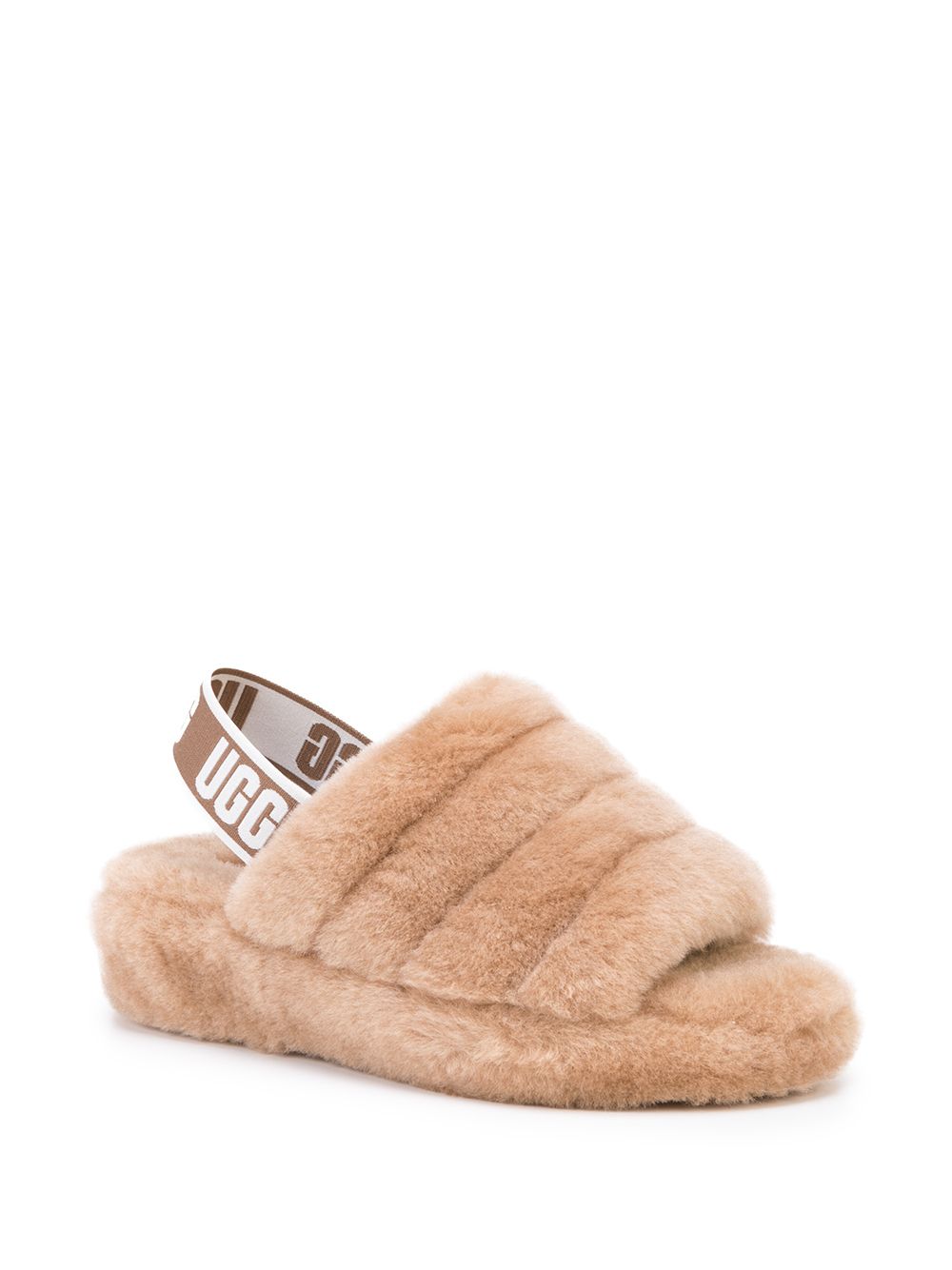 фото Ugg сандалии fluff yeah с ремешком на пятке