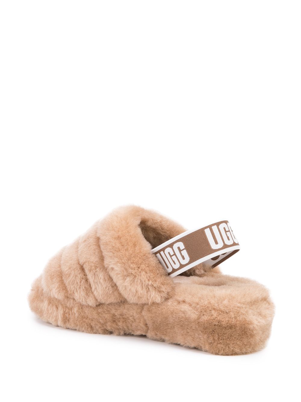 фото Ugg сандалии fluff yeah с ремешком на пятке