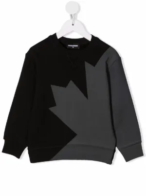 Dsquared maple 2025 leaf sweatshirt