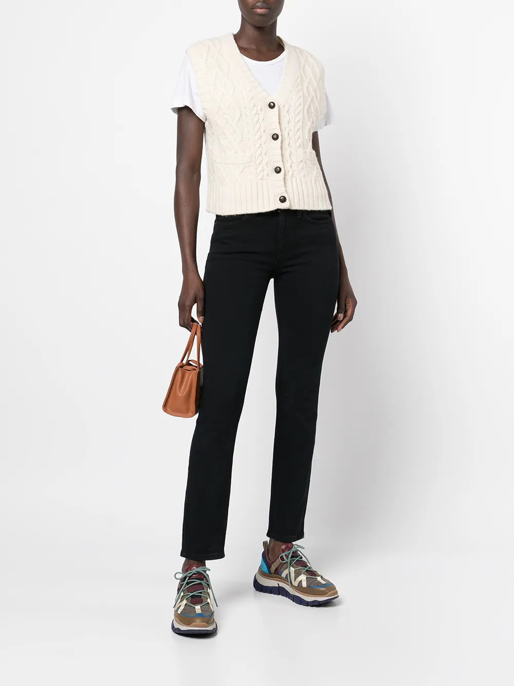 RE/DONE Skinny jeans - Zwart