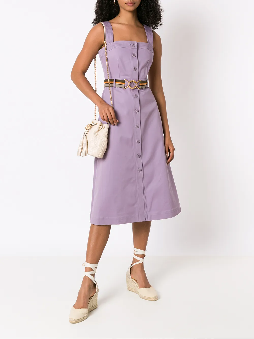 фото Tory burch маленькая сумка-ведро fleming
