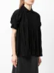 Giorgio Armani gathered-detail puff-sleeves blouse