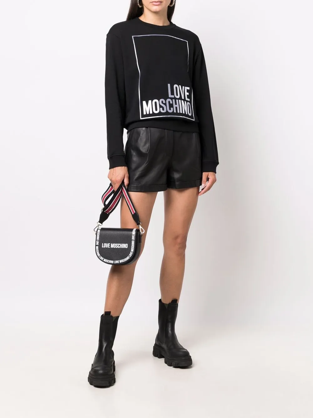 фото Love moschino толстовка с логотипом