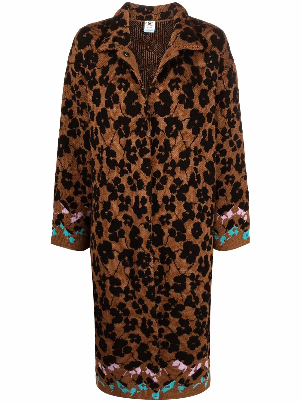 

Missoni floral-pattern cardi-coat - Brown