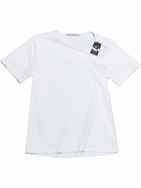 Christopher Kane crystal-buckle T-shirt 