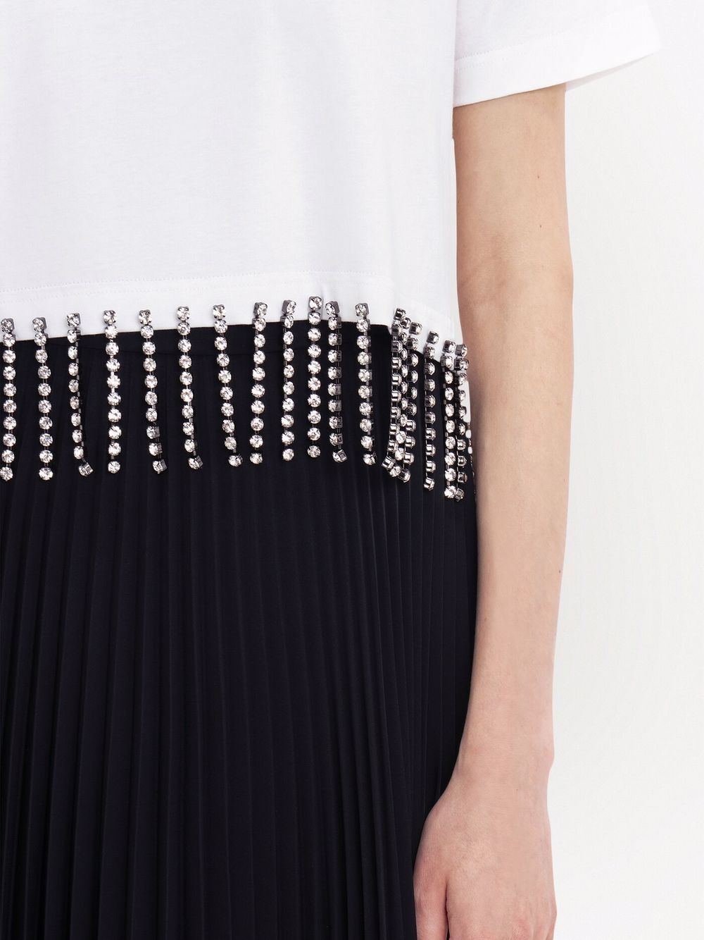 фото Christopher kane crystal cupchain cropped t shirt