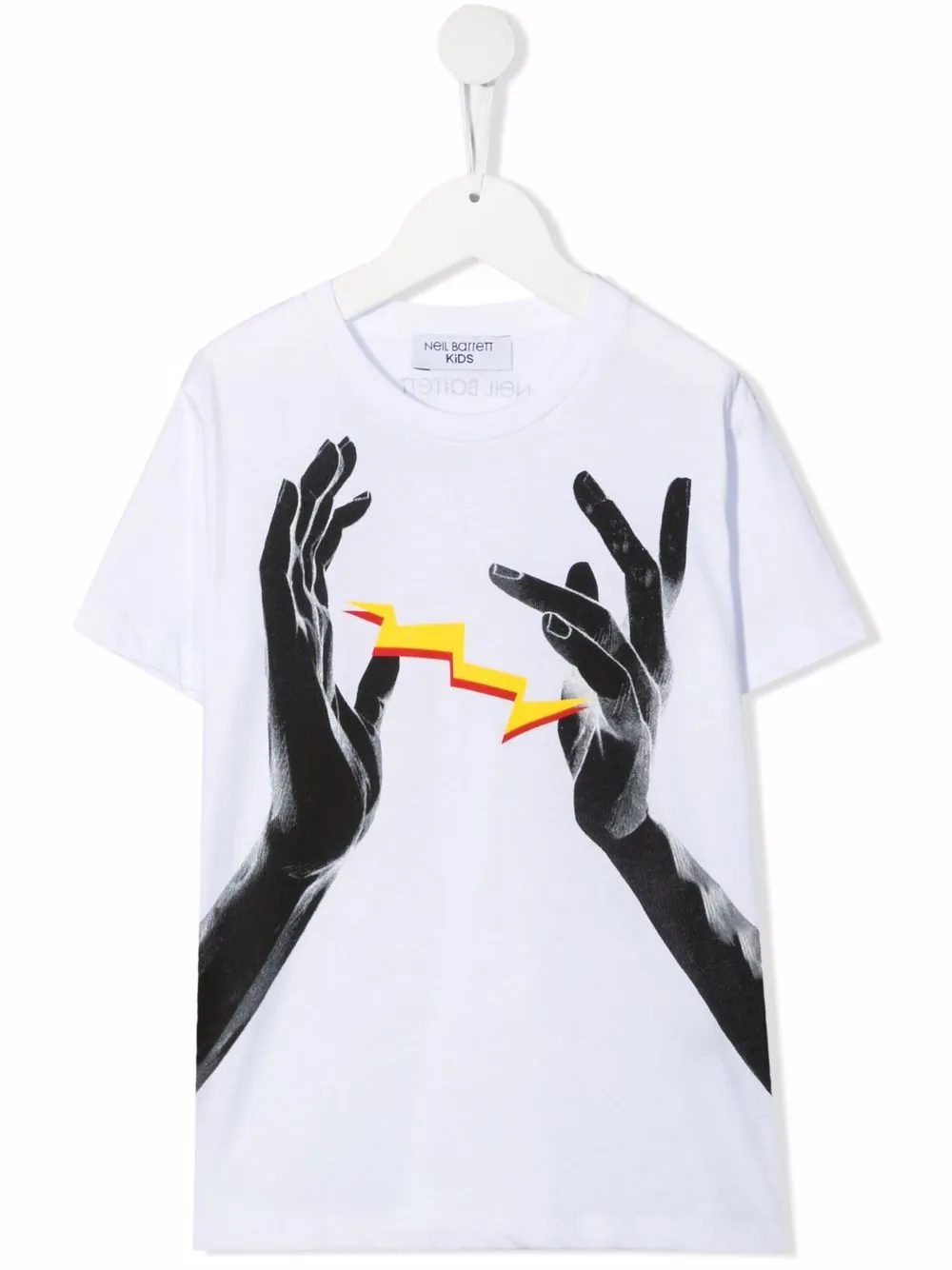 

Neil Barrett Kids playera con estampado gráfico - Blanco