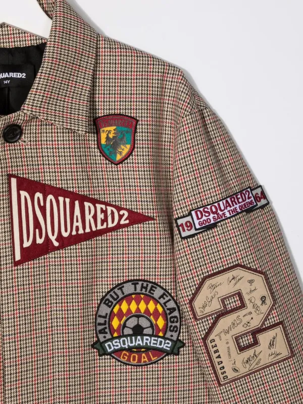 Abrigo con parche del logo Dsquared2 Kids - Compra online - Envío express,  devolución gratuita y pago seguro