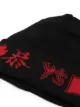 Y's logo intarsia-knit beanie hat