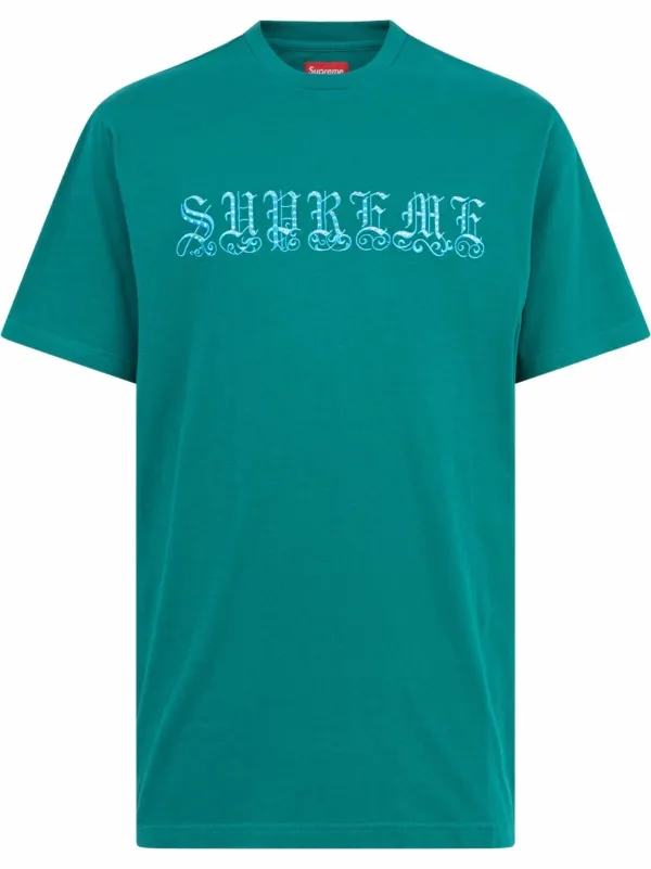 Supreme Old English rhinestone-embellished T-shirt - Farfetch