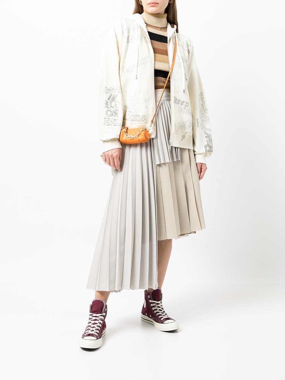фото Maison mihara yasuhiro плиссированная юбка асимметричного кроя