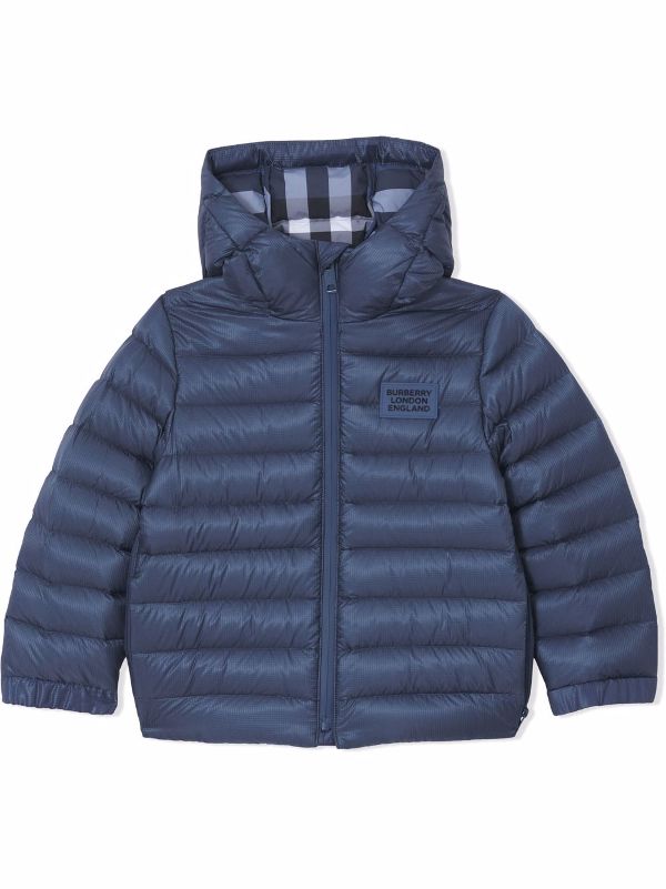 burberry hooded puffer coat