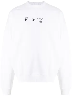 Off-White ロゴ スウェットシャツ | ホワイト | FARFETCH JP