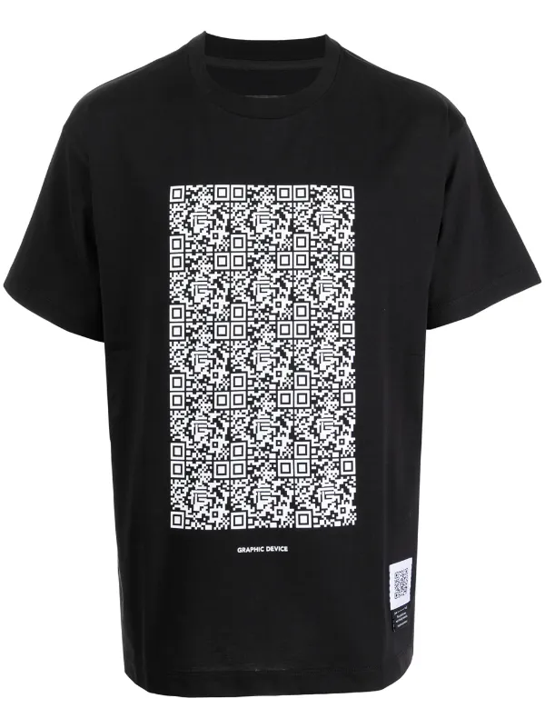 Fumito Ganryu Graphic-device short-sleeve T-shirt | Black | FARFETCH