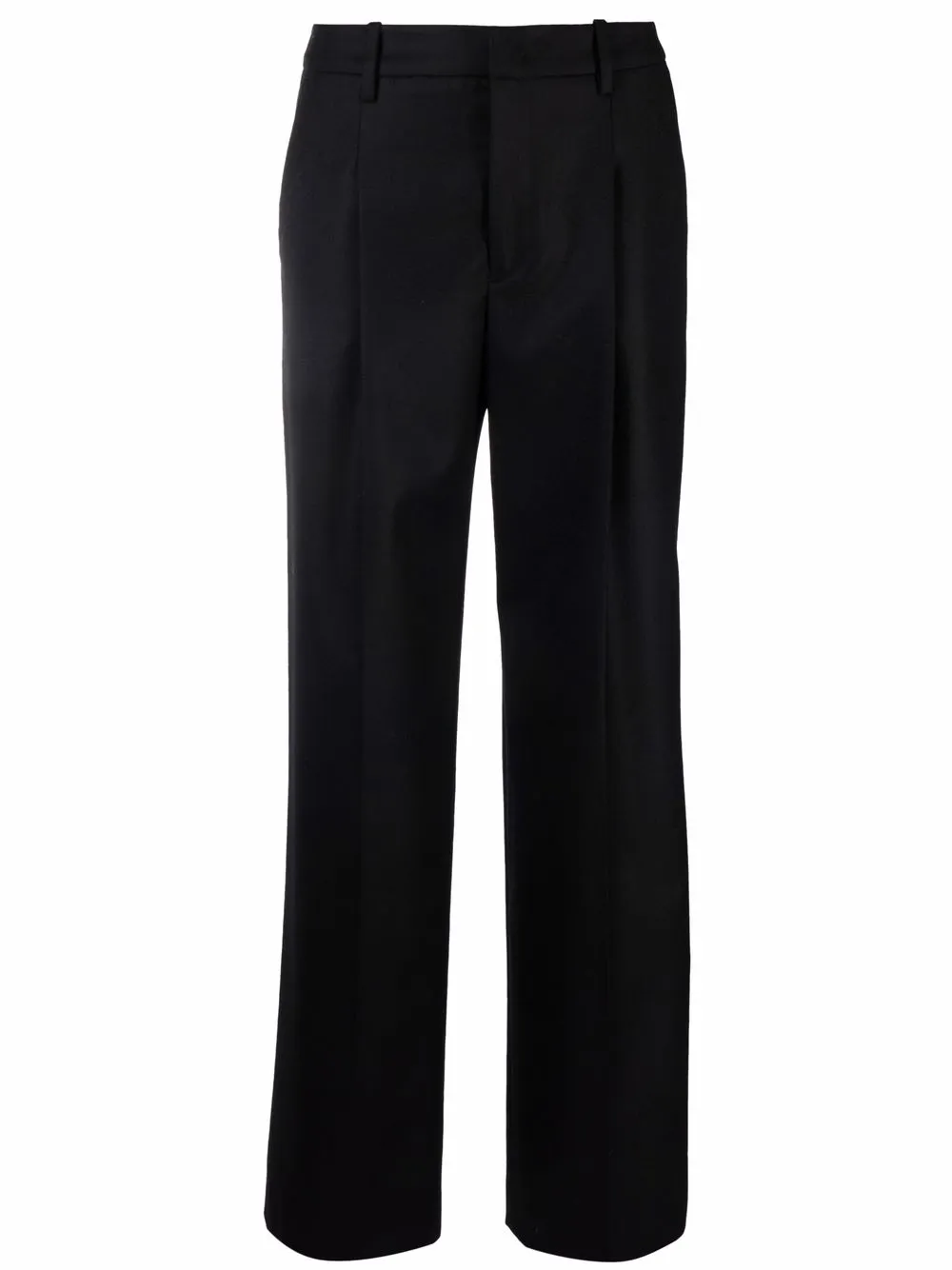 PT Torino Weite Hose mit Falten | Schwarz | Image 1