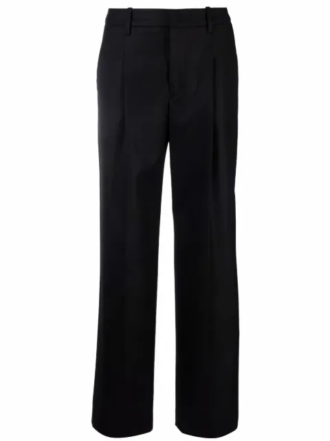 PT Torino pleat-detail wide-leg tailored trousers 
