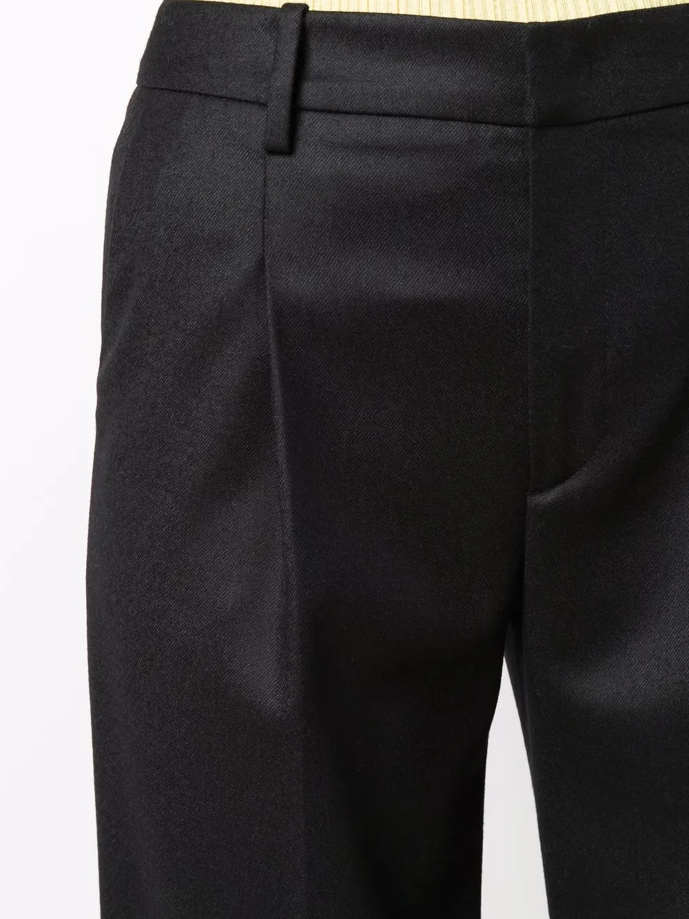 PT Torino Broek met wijde pijpen Zwart