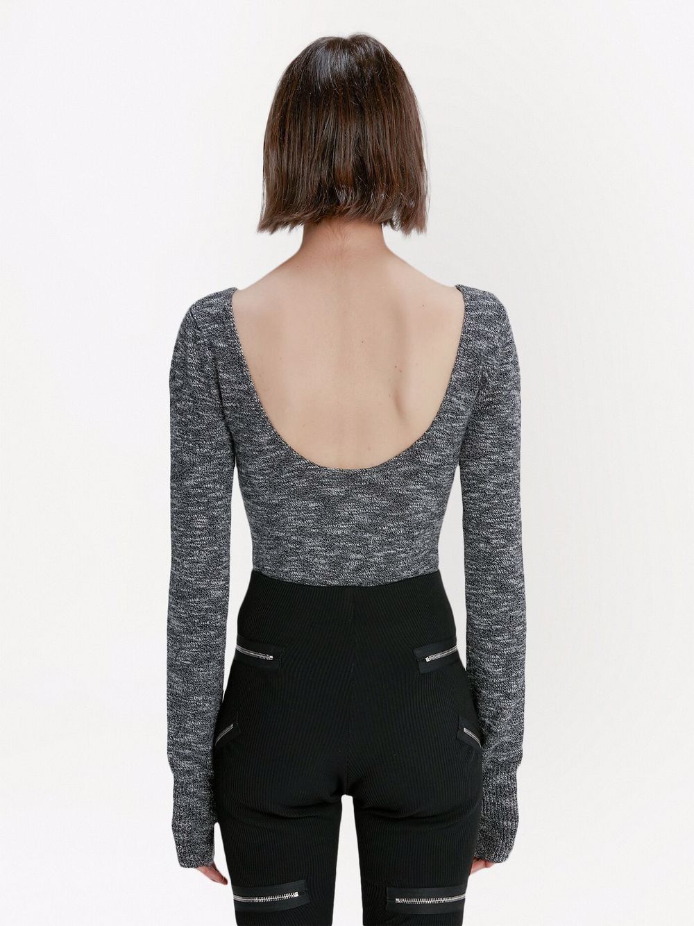 фото Christopher kane patent zip knit bodysuit