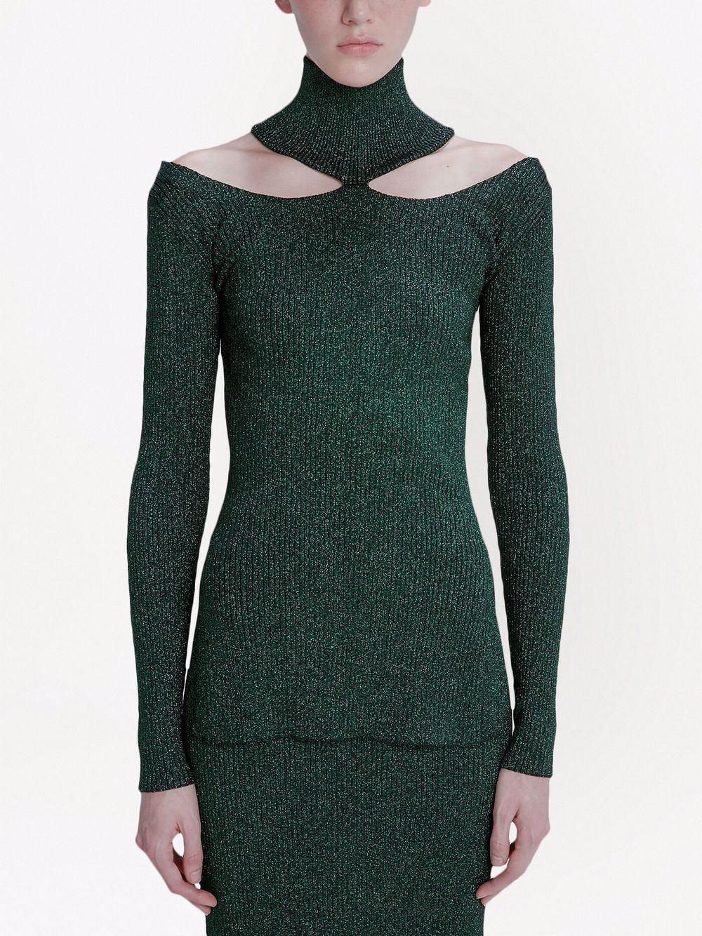 фото Christopher kane cut out shoulder sweater