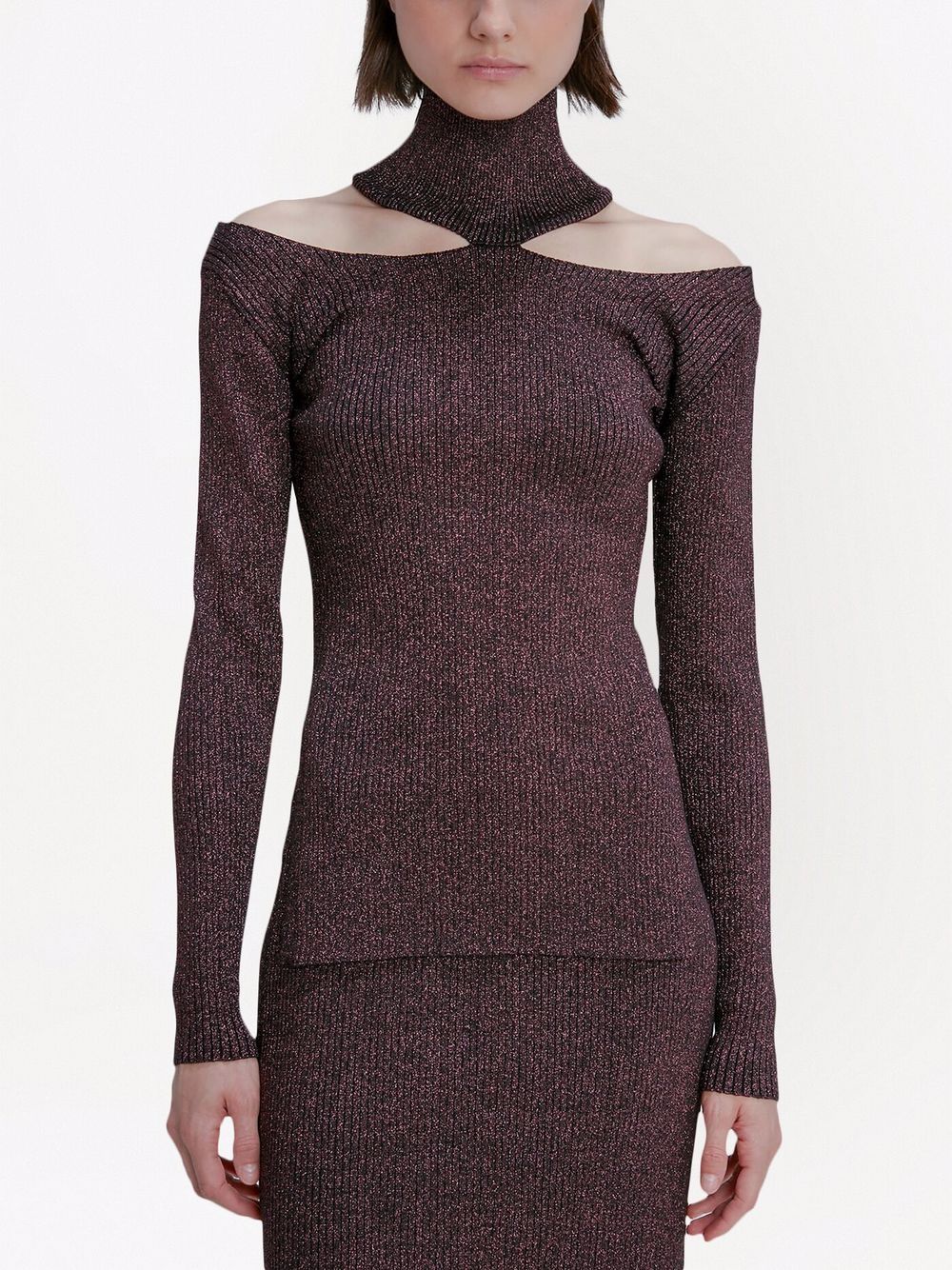 фото Christopher kane cut out shoulder sweater