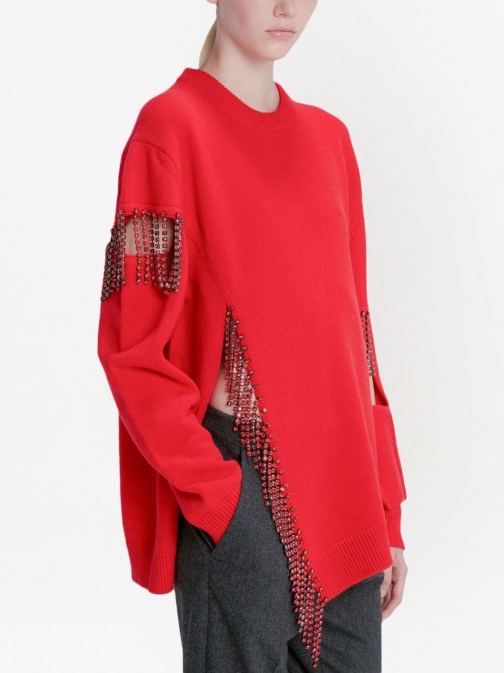 фото Christopher kane cutout cupchain sweater