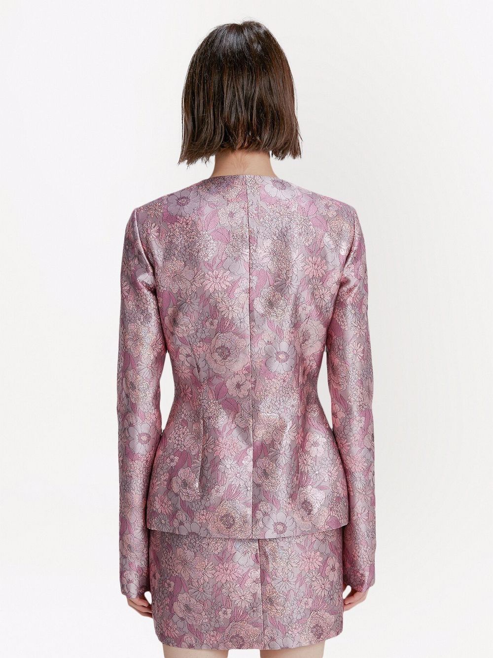 фото Christopher kane floral jacquard jacket