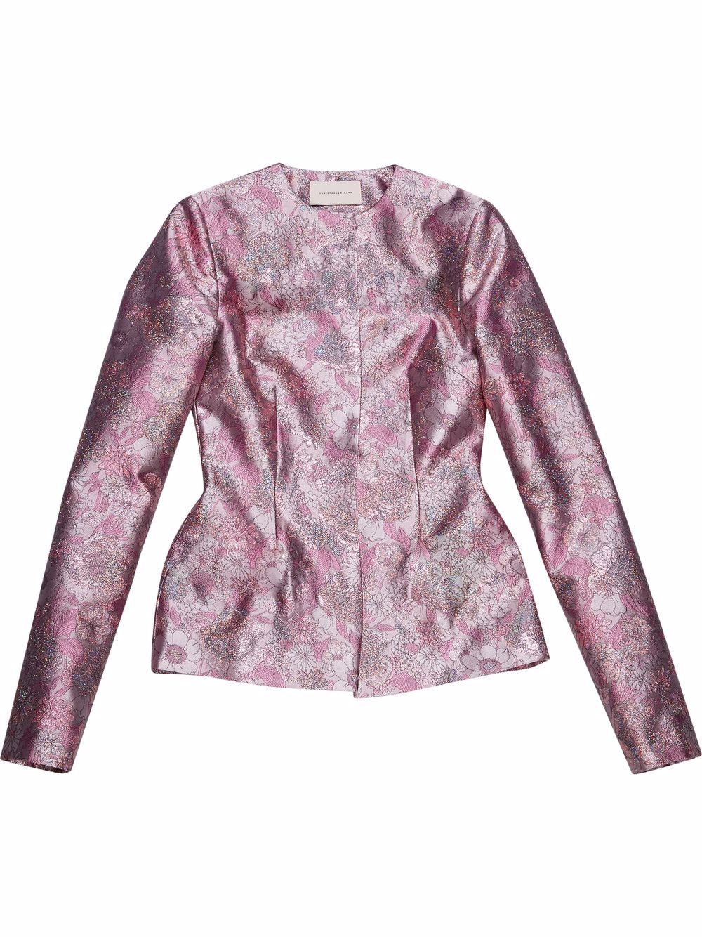 фото Christopher kane floral jacquard jacket