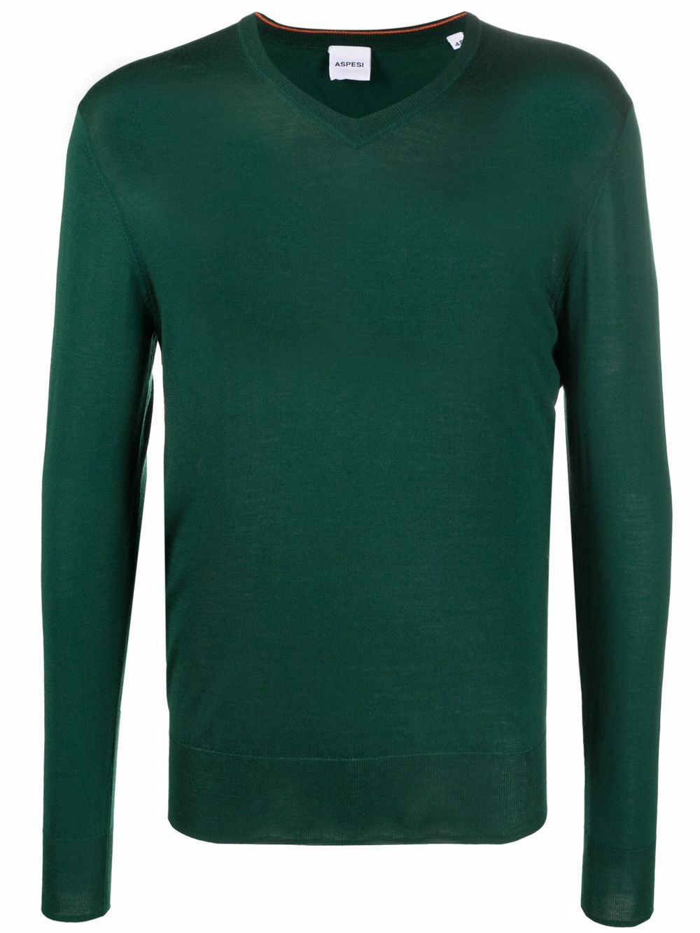 

ASPESI V-neck wool jumper - Green