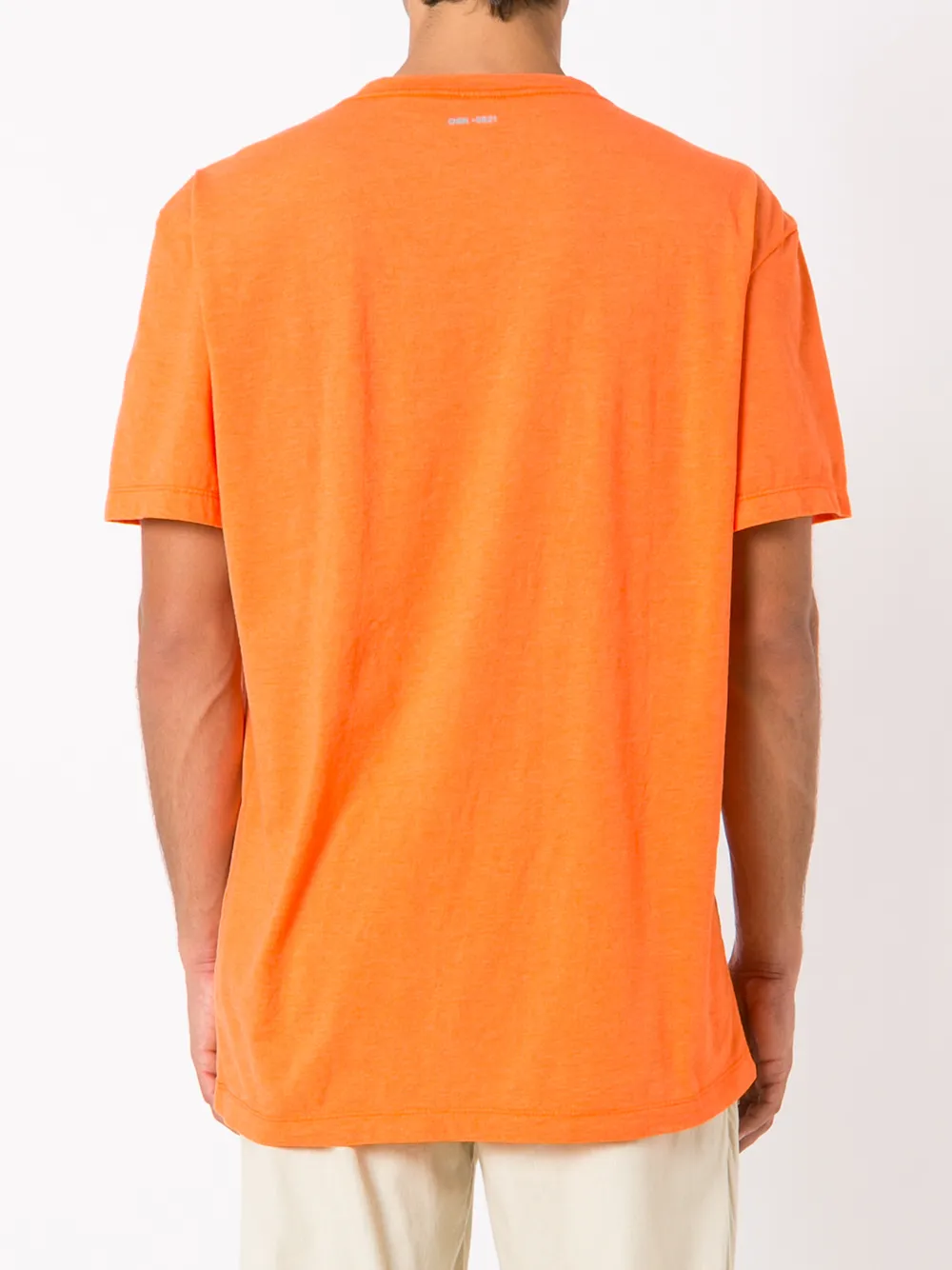 Osklen Peace Love Print T-shirt In Orange