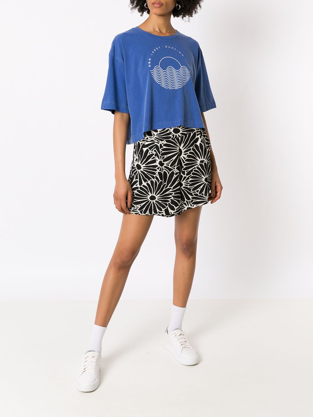 Osklen Shorts met print - Zwart