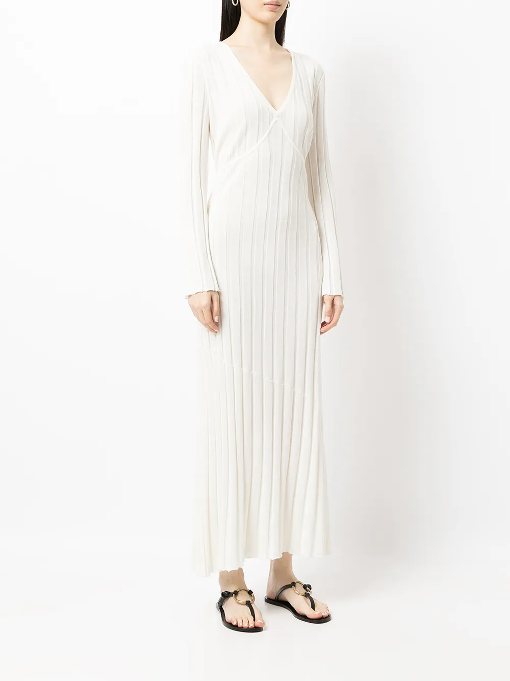 фото Sir. платье basile с v-образным вырезом