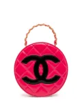 CHANEL Pre-Owned 1995 diamond-quilted CC handbag - Pink