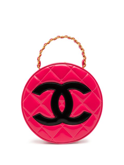 HOT SALE CHANEL 1995 diamond-quilted CC handbag Women