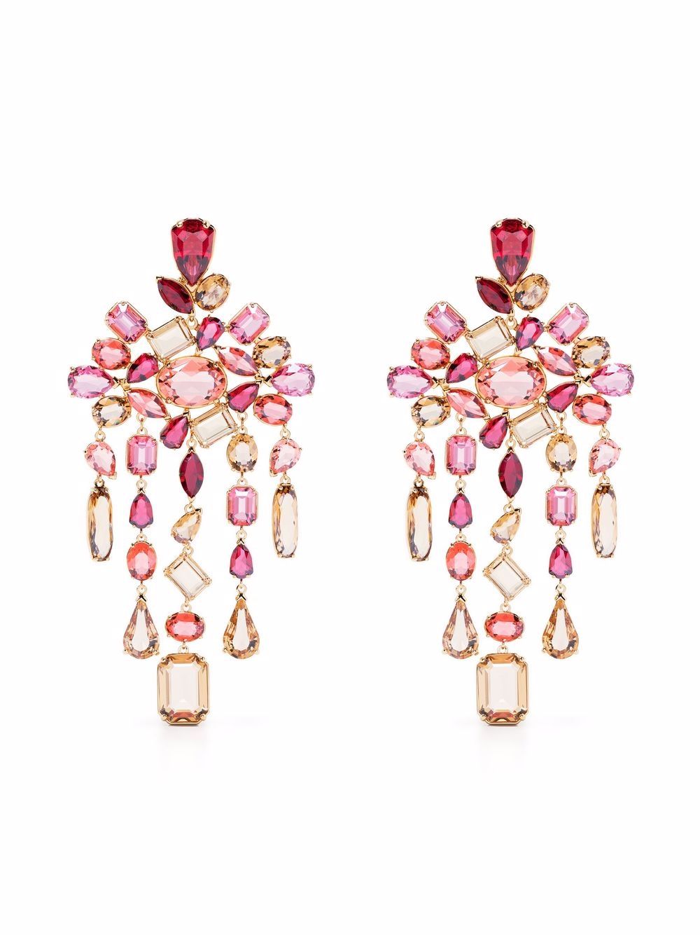 

Swarovski Gema chandelier earrings - Gold