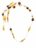 Swarovski Somnia bead-embellished necklace - Yellow