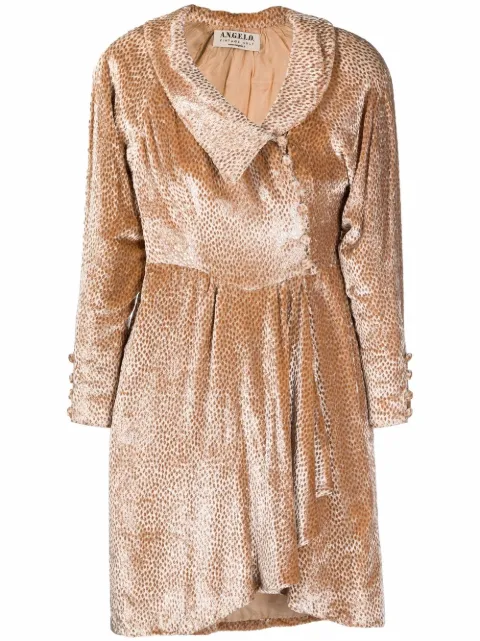 A.N.G.E.L.O. Vintage Cult vestido corto texturizado 1980