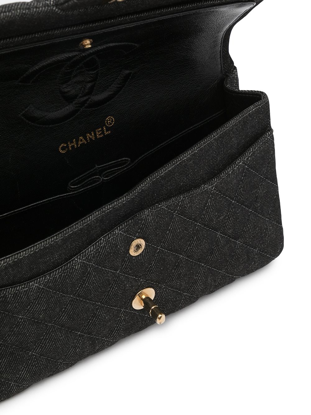 фото Chanel pre-owned сумка на плечо double flap medium 1998-го года