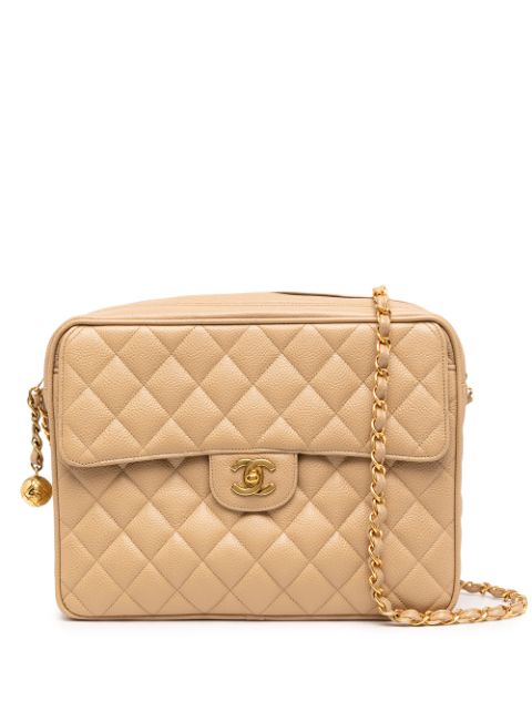 CHANEL 1995 large diamond-quilted camera bag Women