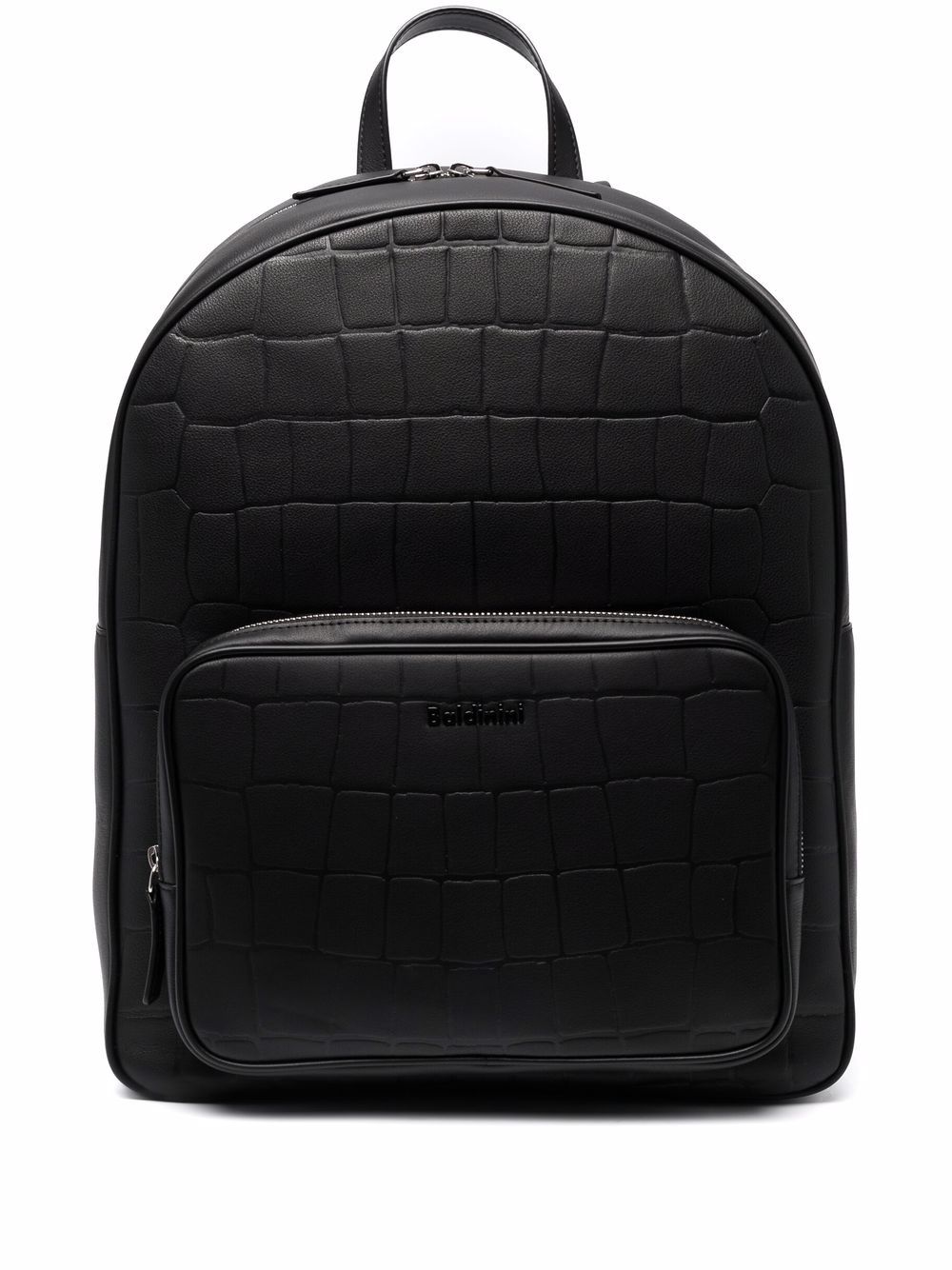 Baldinini crocodile effect Leather Backpack Farfetch