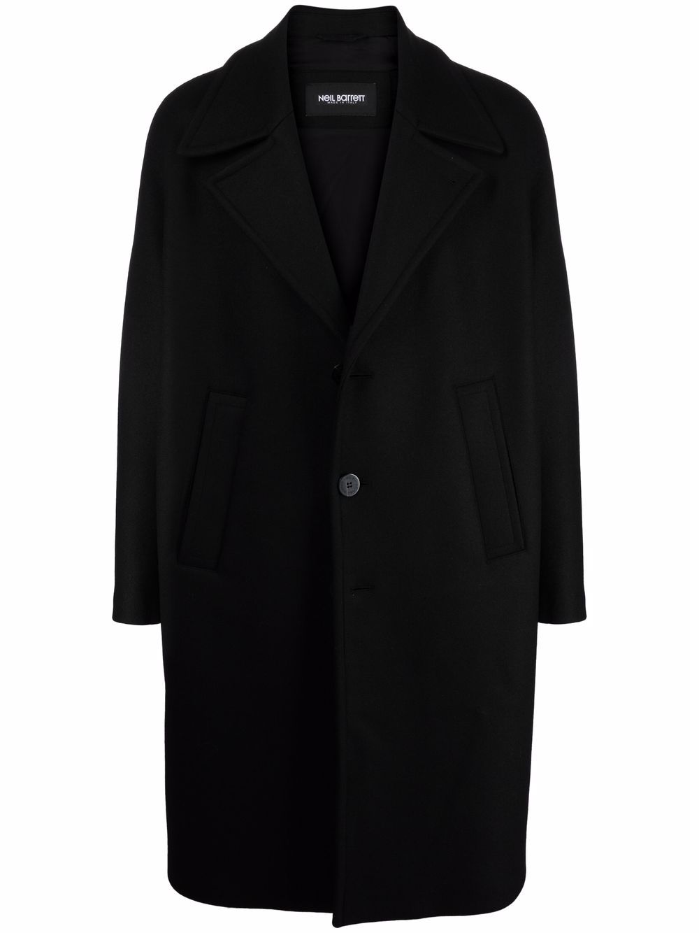 фото Neil barrett однобортное пальто длины миди