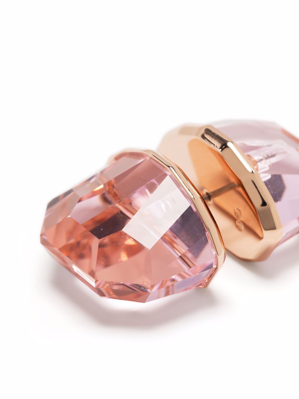 Shop Swarovski Lucent Stud Single Earring In Rosa