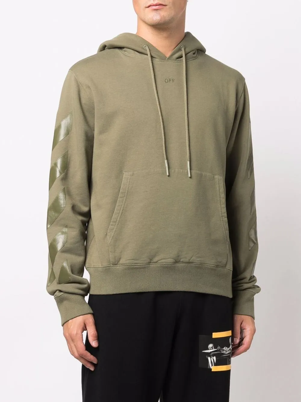 Shop Off-White rubber Arrows hoodie with Express Delivery - FARFETCH