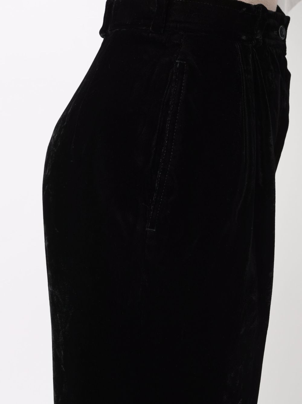 фото Valentino pre-owned укороченные брюки 1990-х годов с завышенной талией
