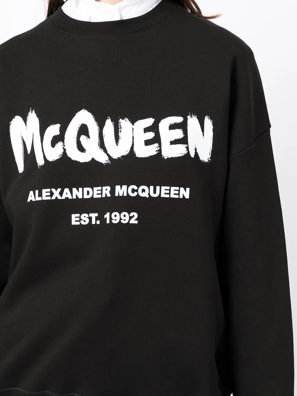 фото Alexander mcqueen толстовка с логотипом