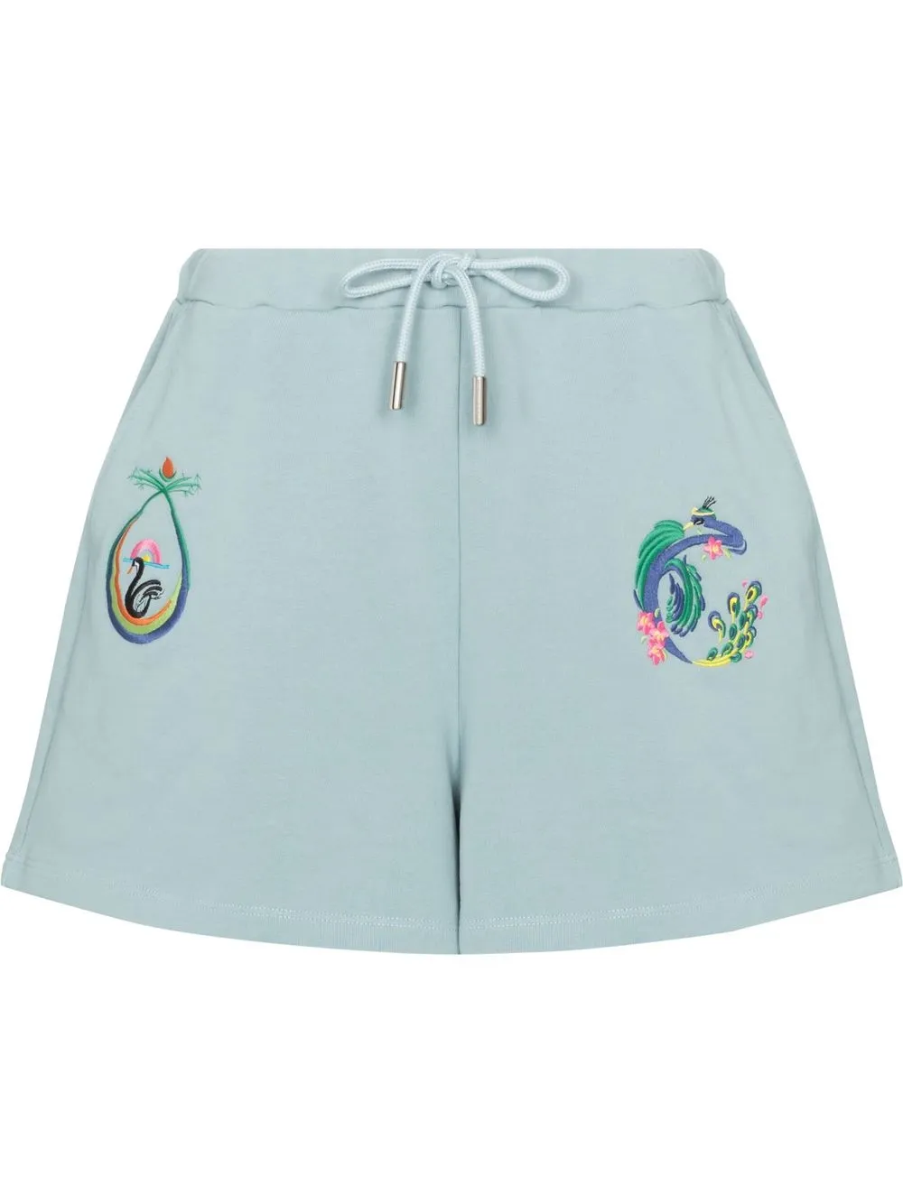

Opening Ceremony logo-embroidered sweat shorts - Blue