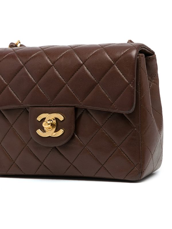 chanel classic brown