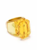 Swarovski Lucent cocktail ring - Yellow