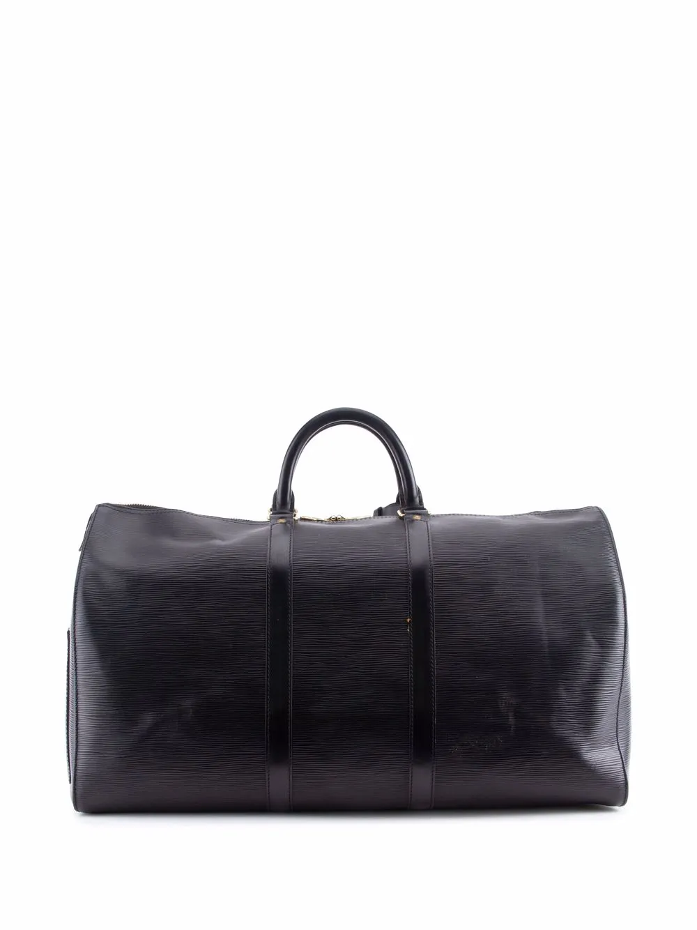 Pre-owned Louis Vuitton 1990s  Keepall 50 Holdall Bag In Black
